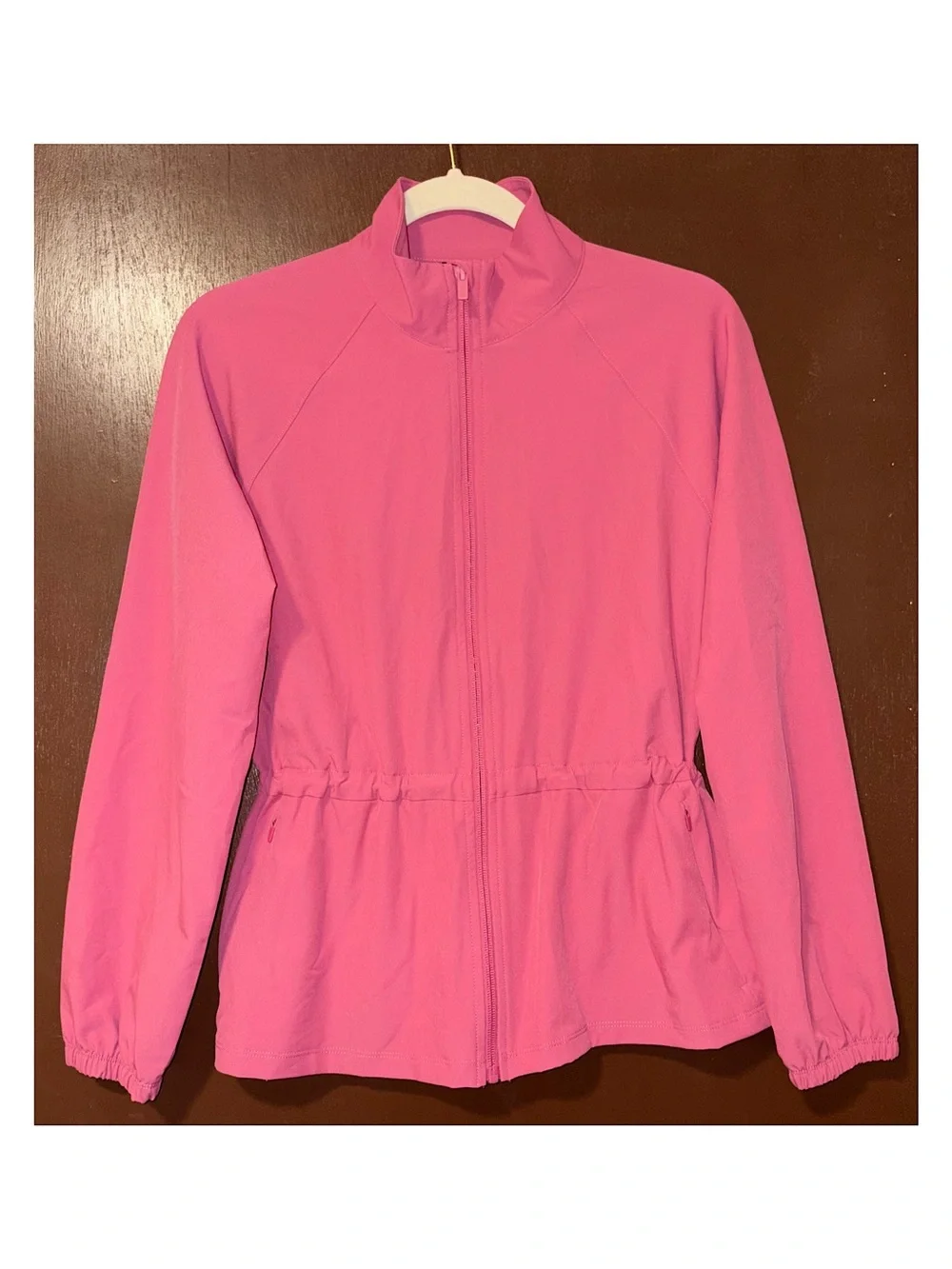 All in Motion Woven Peplum Jacket (Berry Pink - Extra Small)